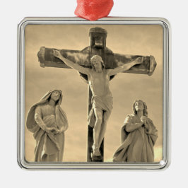 Adorno Metálico Crucifixión de Cristo