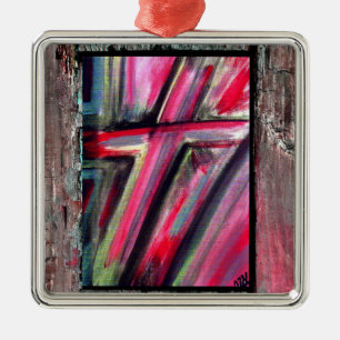 Adorno Metálico Cruz curativa