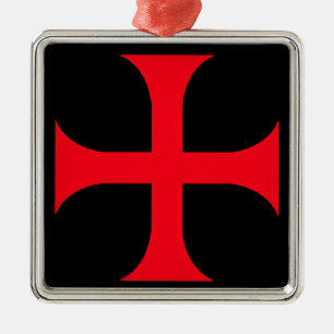 Adorno Metálico Cruz Roja de Templar