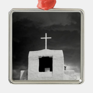 Adorno Metálico Cruzar la iglesia más antigua, San Miguel, Santa 