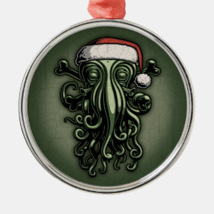 Adorno Metálico Cthulhu Claus