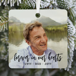 Adorno Metálico Cualquier Texto Memorial 2 Foto Simple Escritura N