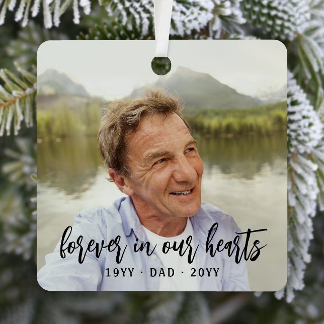 Adorno Metálico Cualquier Texto Memorial 2 Foto Simple Escritura N (Subido por el creador)