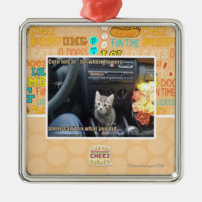 Adorno Metálico Cuando las flores no son bastantes