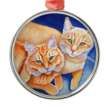 Cuddddling Naranja Tabby Gats