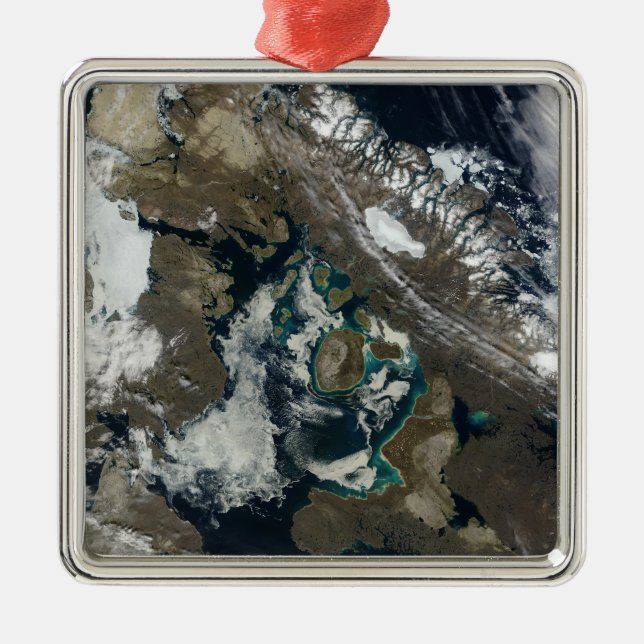 Adorno Metálico Cuenca Foxe, Canadá del Norte (Frente)