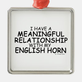 Adorno Metálico Cuerno de Inglés de Relación Significativa