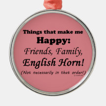 Cuerno de inglés me hace feliz