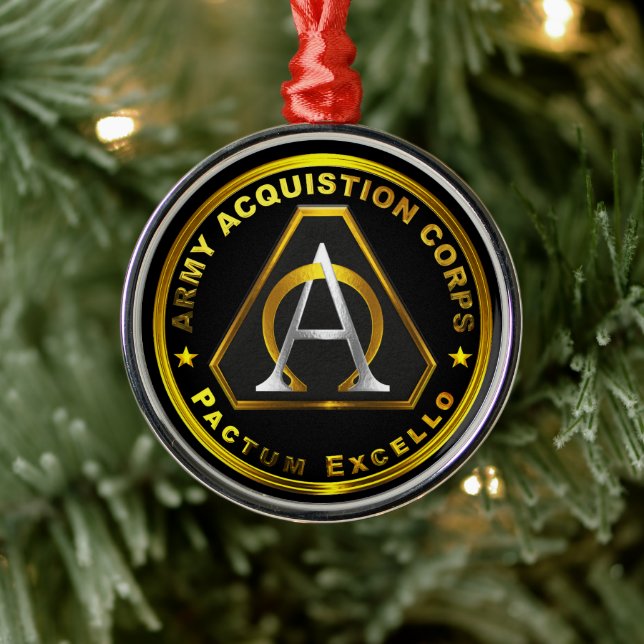 Adorno Metálico Cuerpo de Adquisición del Ejército (Árbol)