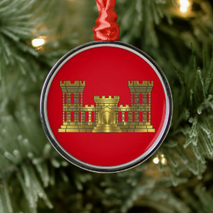 Adorno Metálico CUERPO DE INGENIEROS Navidad