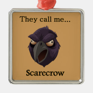 Adorno Metálico Cuervo me llaman… espantapájaros