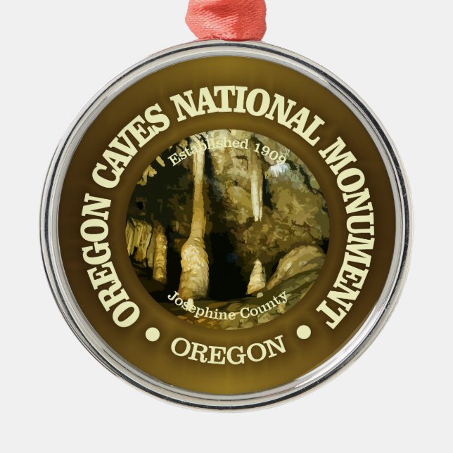 Adorno Metálico Cuevas de Oregón (NM) (Frente)