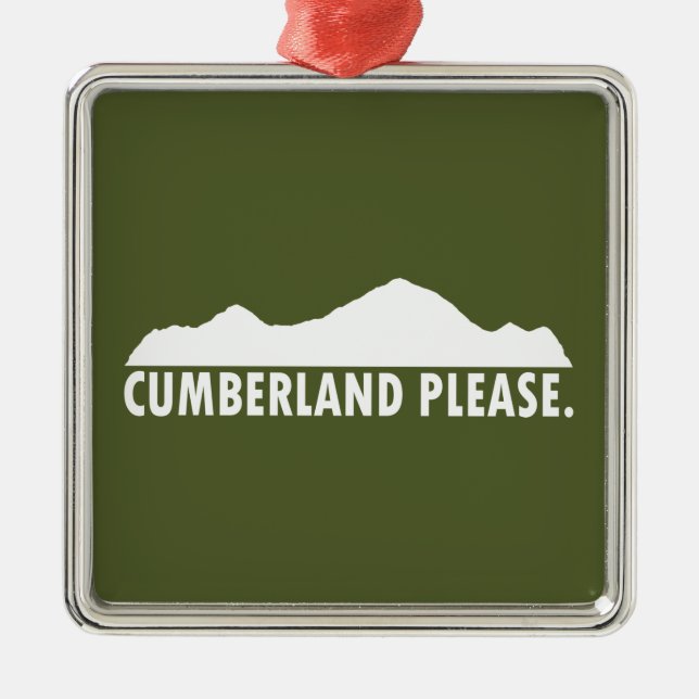 Adorno Metálico Cumberland Please (Frente)