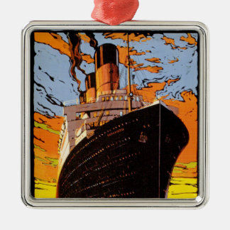 Adorno Metálico Cunard Europa-América