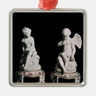 Adorno Metálico Cupid y psique, grupo de Sevres, 1758