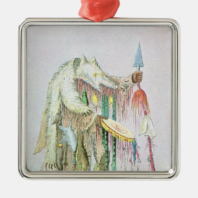 Adorno Metálico Curandero Blackfoot (Frente)