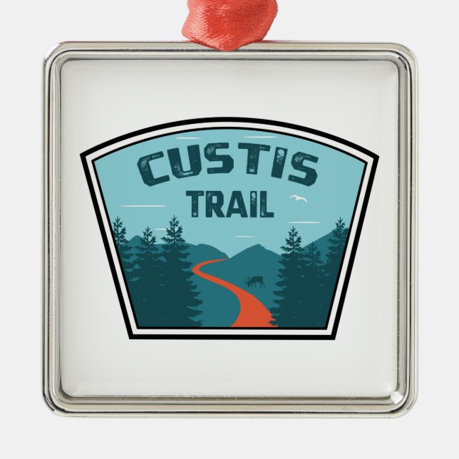 Adorno Metálico Custis Trail (Frente)