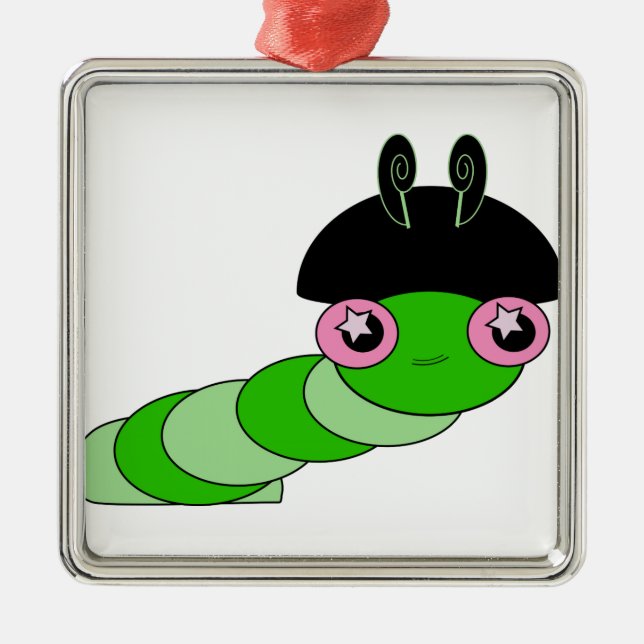 Adorno Metálico Cuta oruga (Frente)