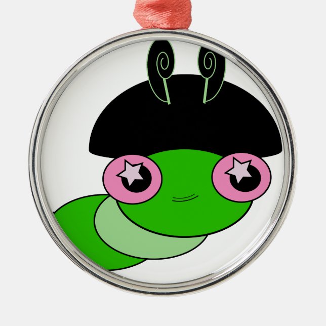 Adorno Metálico Cuta oruga (Frente)