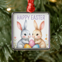 Cute acuarela Abundantes de Pascua Felices Pascuas