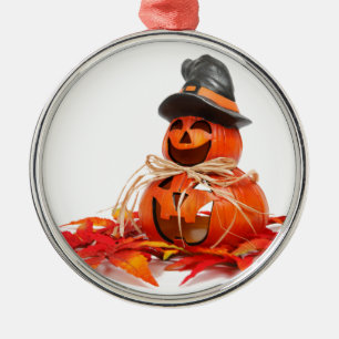 Adorno Metálico Cute Jack O Lantern Feliz Halloween