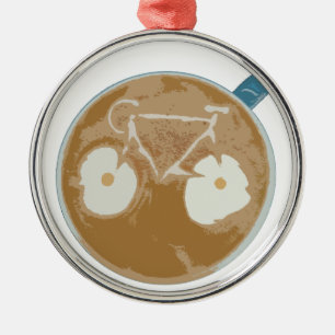 Adorno Metálico Cycling Latte Art
