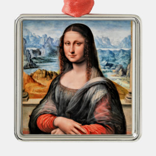 Adorno Metálico Da Vinci - Mona Lisa, pintura de fama mundial