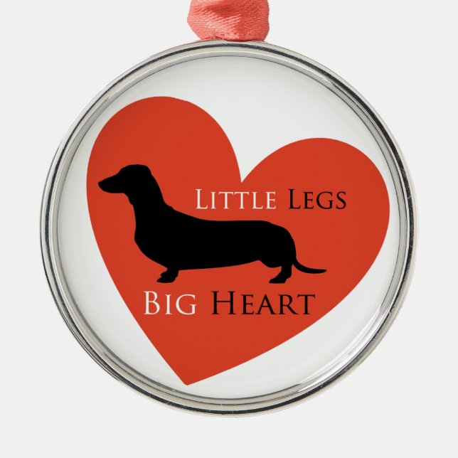 Adorno Metálico Dachshund (Frente)