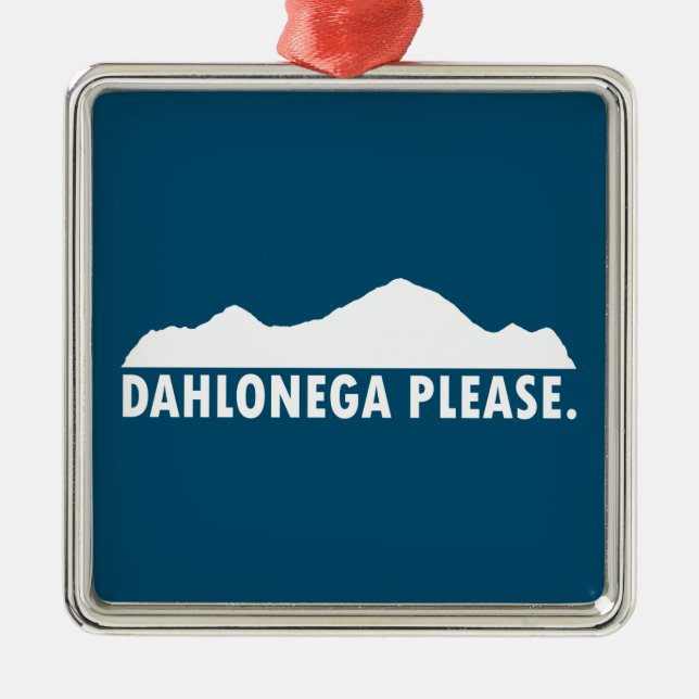 Adorno Metálico Dahlonega Georgia por favor (Frente)