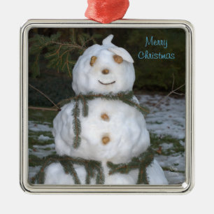 Adorno Metálico Dama de nieve Seashell Navidad