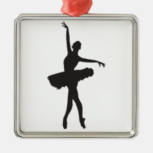 ADORNO METÁLICO DANCING BALLERINA NAVIDAD ORNAMENTE