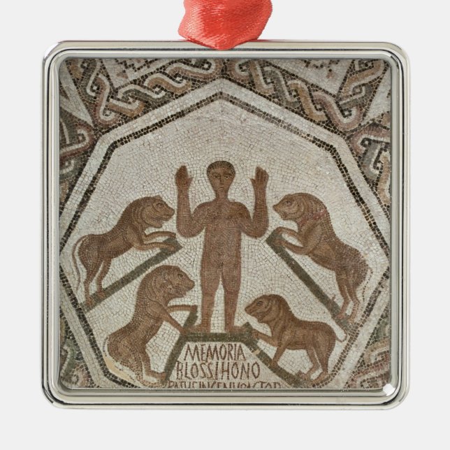 Adorno Metálico Daniel en la guarida de los leones (Frente)