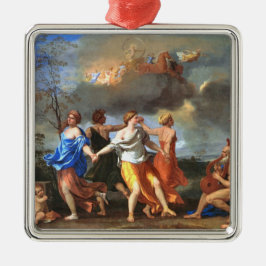 Adorno Metálico Danza a la música del tiempo (por Nicholas Poussin