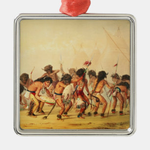 Adorno Metálico Danza del búfalo, c.1832