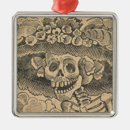 Adorno Metálico Dapper Skeleton (Calavera Catrina) (Calavera elega