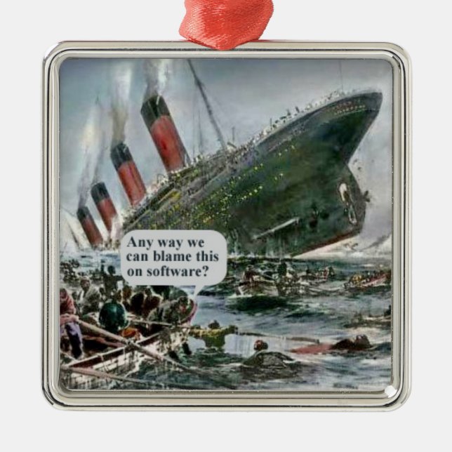 Adorno Metálico ¿De Alguna Manera Podemos Culpar Esto Al Software? (Frente)