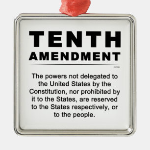 Adorno Metálico Décima Enmienda