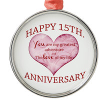 décimo quinto. Aniversario