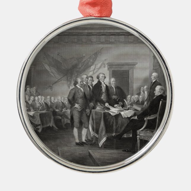 Adorno Metálico Declaración de Independencia (Frente)