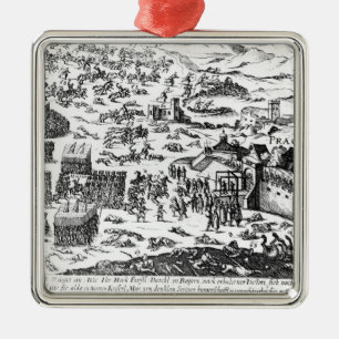 Adorno Metálico Defenestration de Praga, 1618