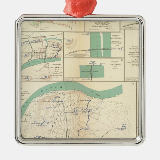 Adorno Metálico Defensas Chattanooga (Frente)