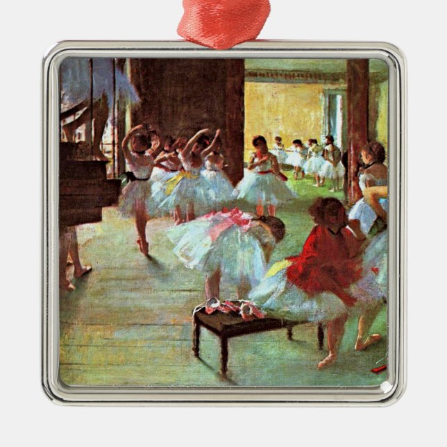 Adorno Metálico Degas - Escuela de ballet (Frente)