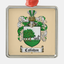Adorno Metálico del Escudo de Armas de Callahan