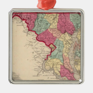 Adorno Metálico Delaware y Maryland
