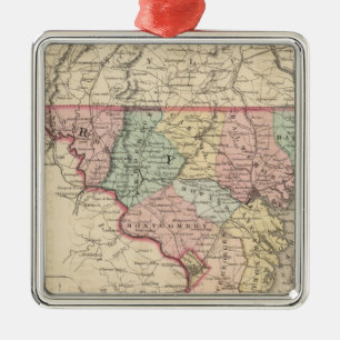Adorno Metálico Delaware y Maryland