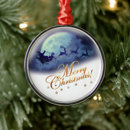 Adorno Metálico Delicia de renos celestes