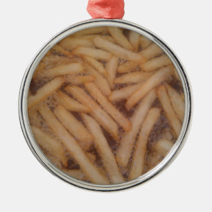 Adorno Metálico Deliciosos Fries Franceses