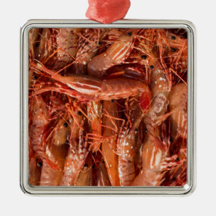 Adorno Metálico Deliciosos Langostinos