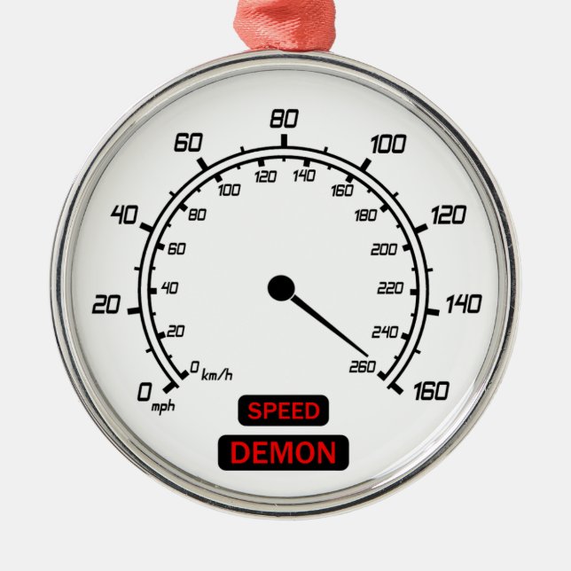 Adorno Metálico Demonio de velocidad (Frente)
