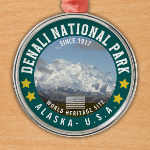 Adorno Metálico Denali National Park Alaska Since 1917